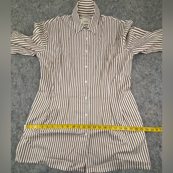 MATIN | Goop | Arezzo Shirtdress | Mini Dress‎ | Size Australia 10 /US 6 - Picture 15 of 15